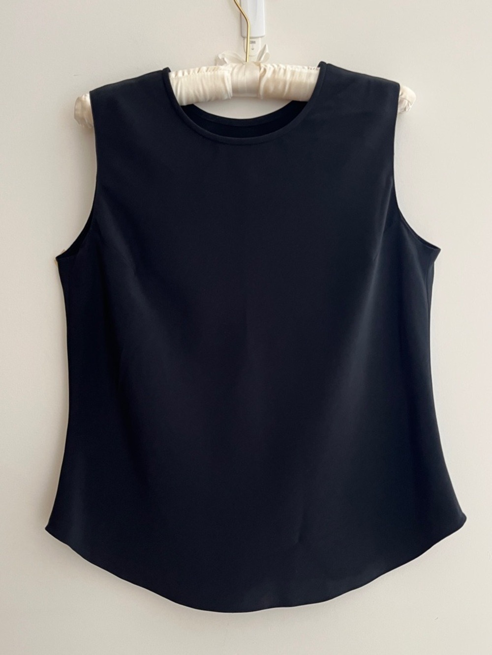 PALLANT LONDON Vintage Black Pullover Tank Top Designer Minimalist Made England